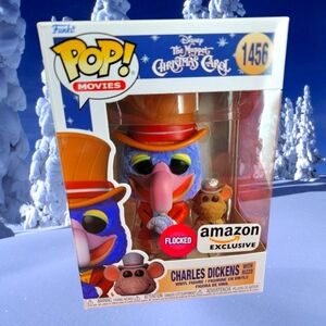 Charles Dickens with rizo amazon exclusive funko # 1456 (nib) With pop protector
